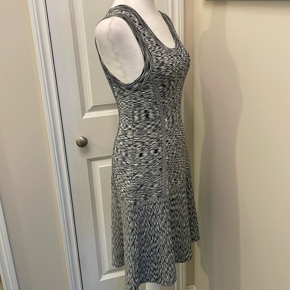 Lela Rose Black and White Patterned Dress - Picture 3 of 16